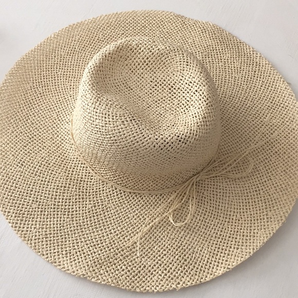 Accessories - STRAW HAT Bow Fringe Accent